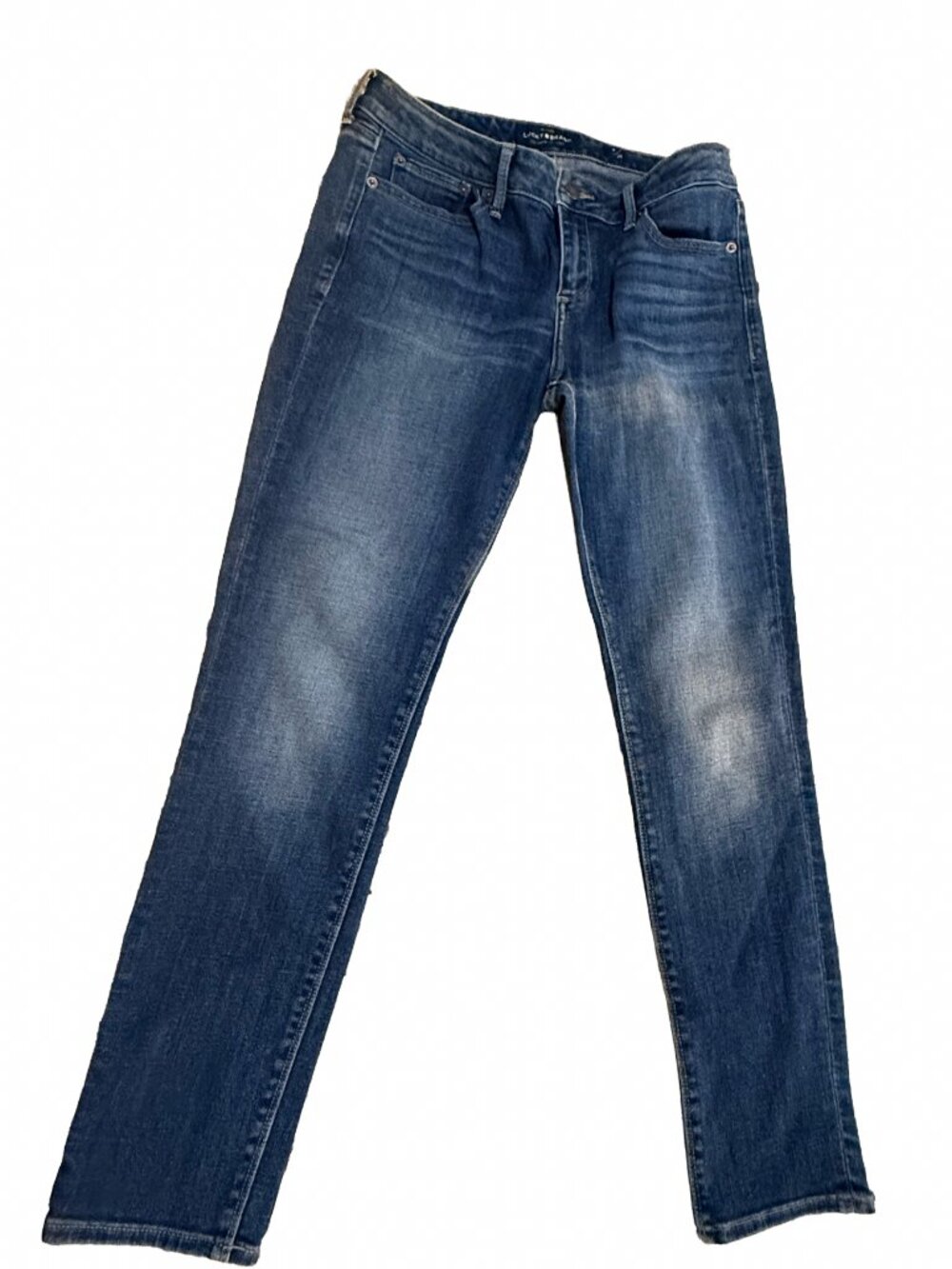 Lucky Brand Lolita Skinny Jeans Size 8 / 29 Mid Rise Distressed Denim 7WP1581Z8